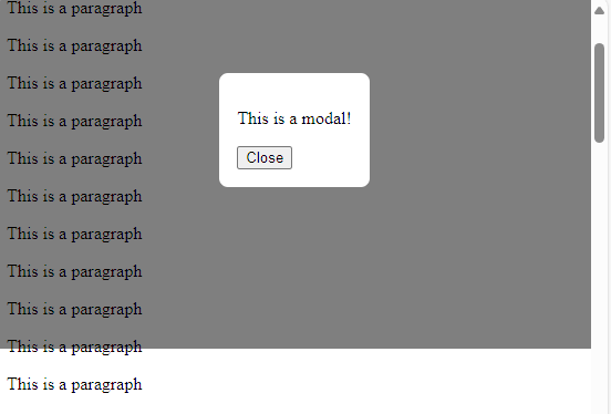 React Portals - Scroll